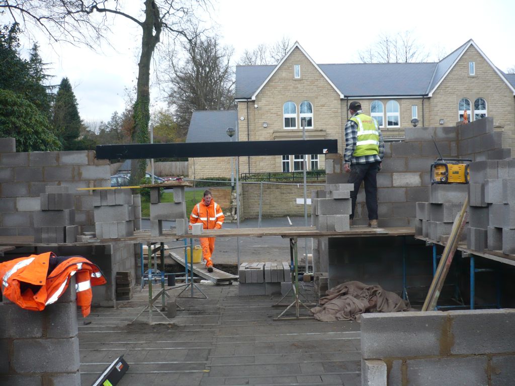 Ground Floor Lintel Across Garage Door