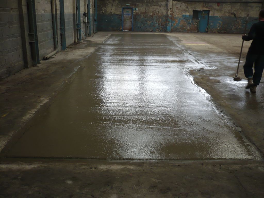 concrete pad